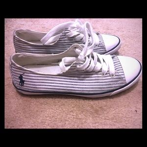 Polo Ralph Lauren Snickers White Stripes